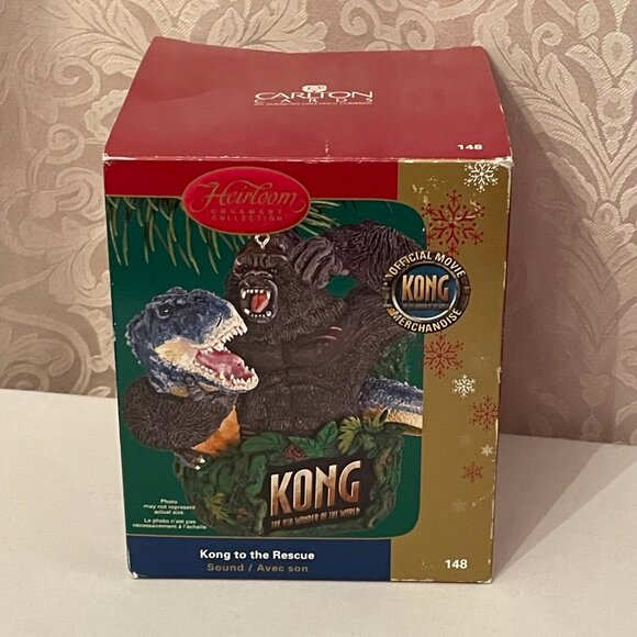 Carlton Cards Heirloom Ornament #148 King Kong to the Rescue - with Sound Effect - Picture 9 of 14